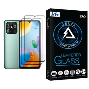 PK Delta Glass MIX002 Screen Protector For Xiaomi Redmi 10C Pack Of 2