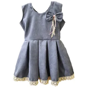 پیراهن دخترانه مدل رویا مخمل کبریتی