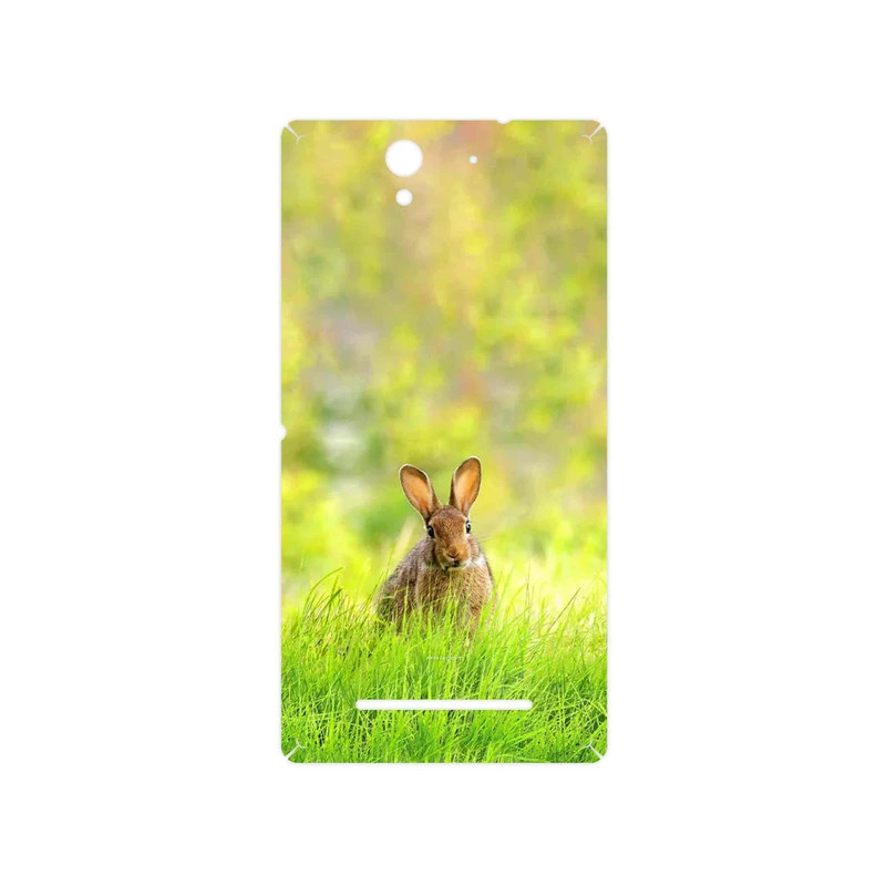 برچسب پوششی ماهوت مدل Rabbit مناسب برای گوشی موبایل سونی Xperia C3 Dual