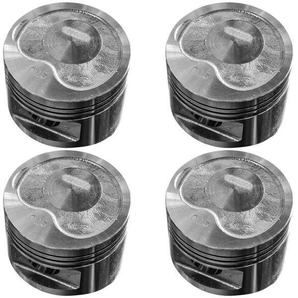 پیستون و گژن پین خودرو عظام مدل HP+ 025 مناسب برای پراید بسته 4 عددی