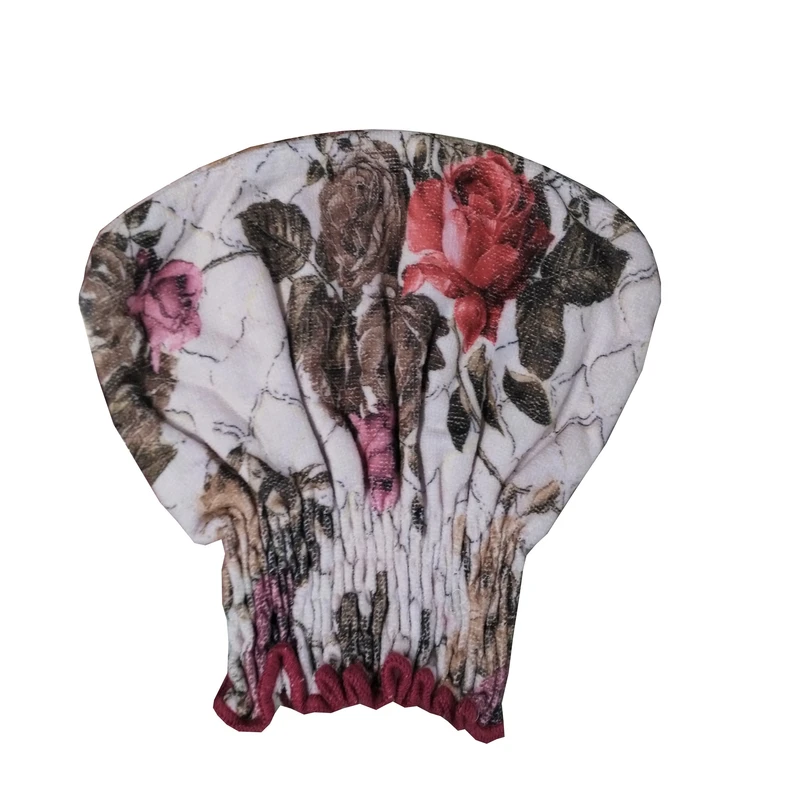 کلاه حمام طرح flower کد B12