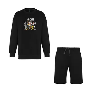 ست سویشرت و شلوارک مردانه سیکس زیرو ناین مدل 1091-99