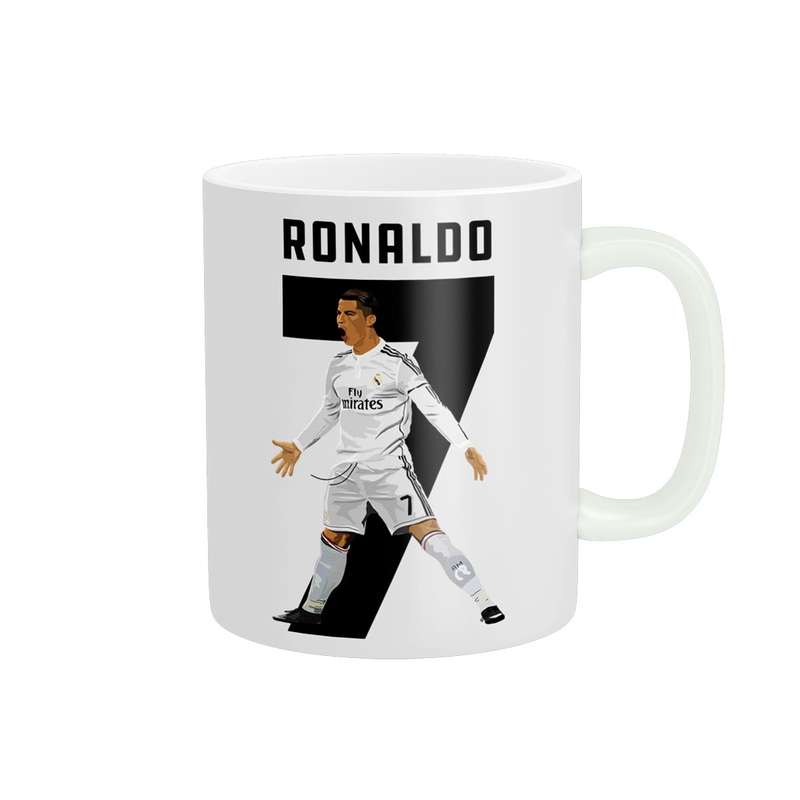 ماگ پاد آفرین مدل کریستیانو رونالدو 7رئال مادرید بازیکن فوتبال فانتزی کد 595