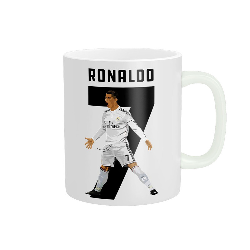 ماگ پاد آفرین مدل کریستیانو رونالدو 7رئال مادرید بازیکن فوتبال فانتزی کد 595