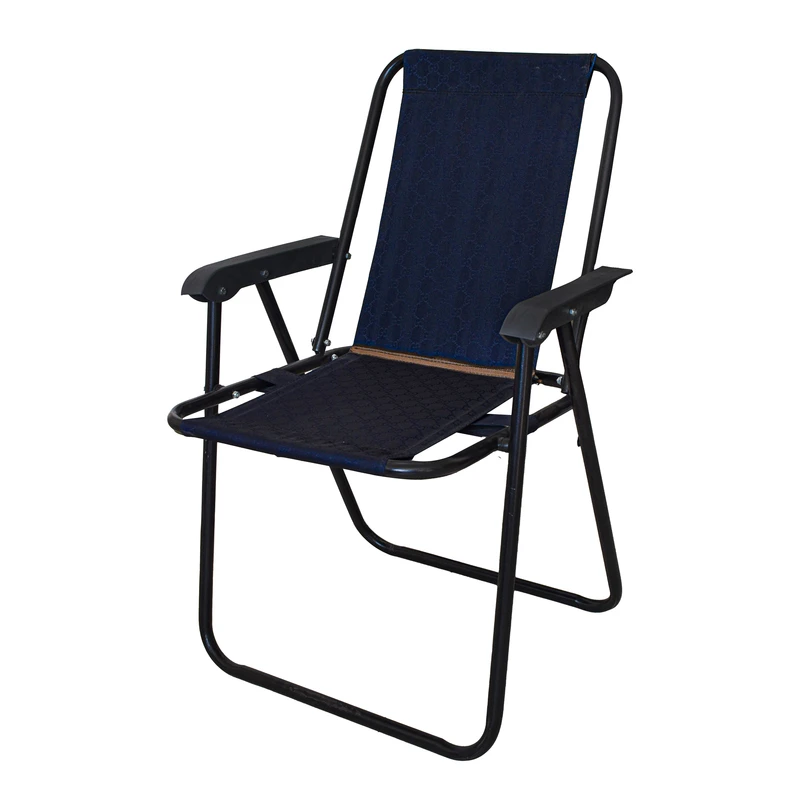 صندلی تاشو سفری مدل دسته دار ارتفاع پایه 80 سانتی متر