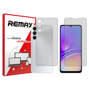Remix matte screenprotector HyMTT model suitable for Samsung Galaxy A05s mobile phones along with the back of the phone