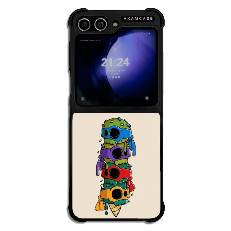 کاور آکام مدل AMC-WSGZFLIP5-NINJA TURTLES5 مناسب برای گوشی موبایل سامسونگ Galaxy Z Flip 5