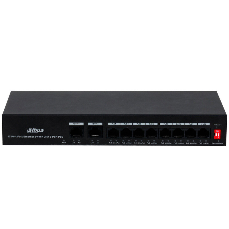 سوئیچ 10پورت داهوا مدل PFS3110-8GT-65