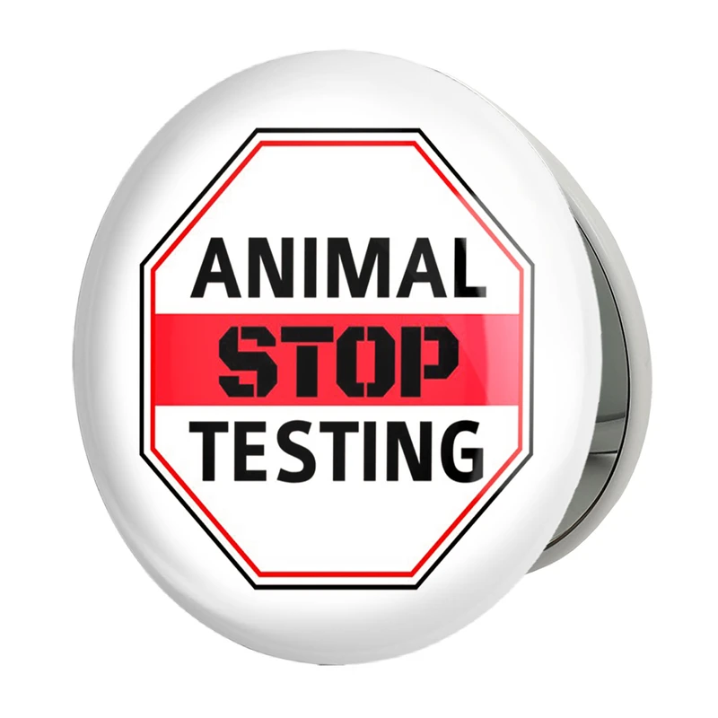 آینه جیبی خندالو طرح حمایت از حیوانات مدل تاشو کد 27356 