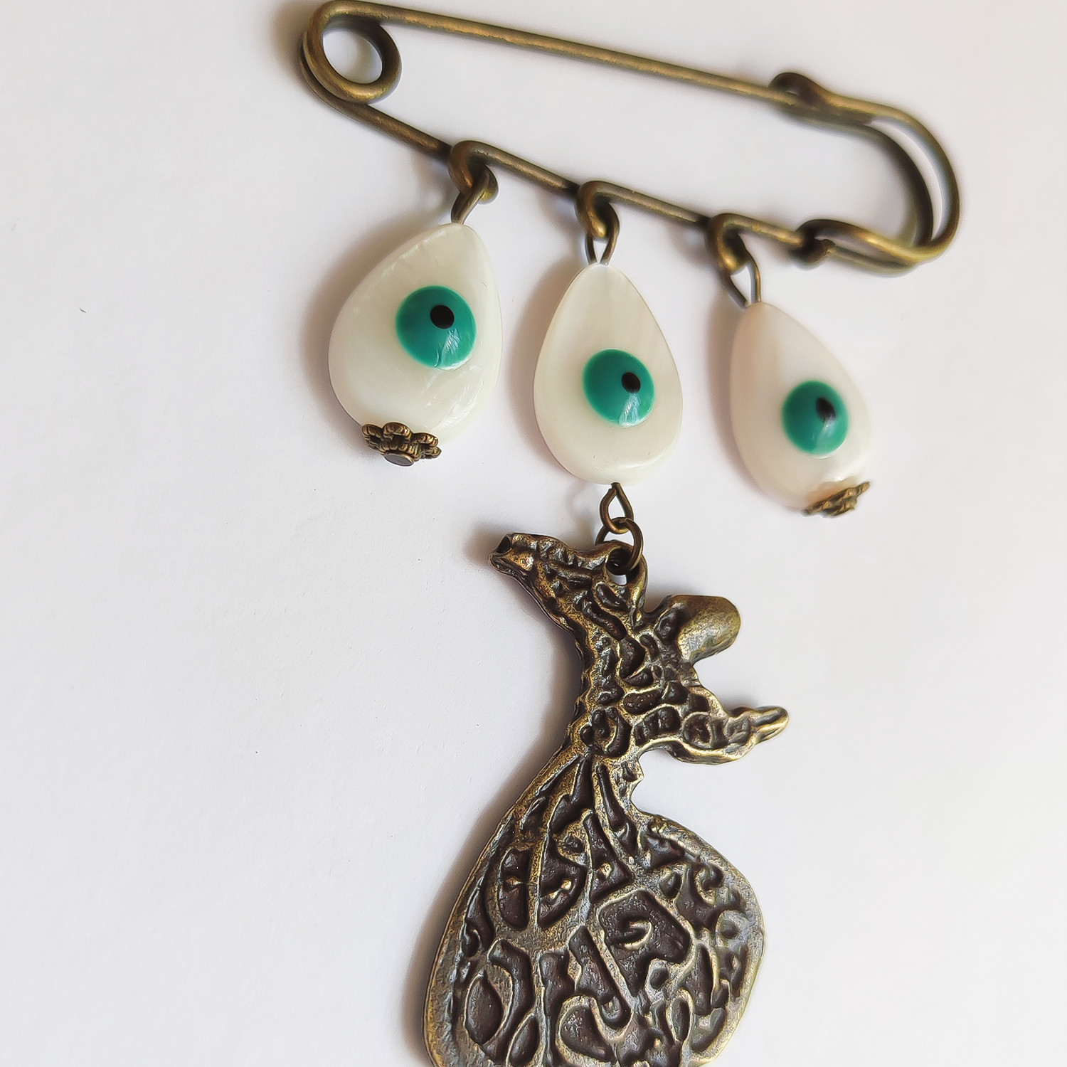 سنجاق سینه زنانه مدل سماع