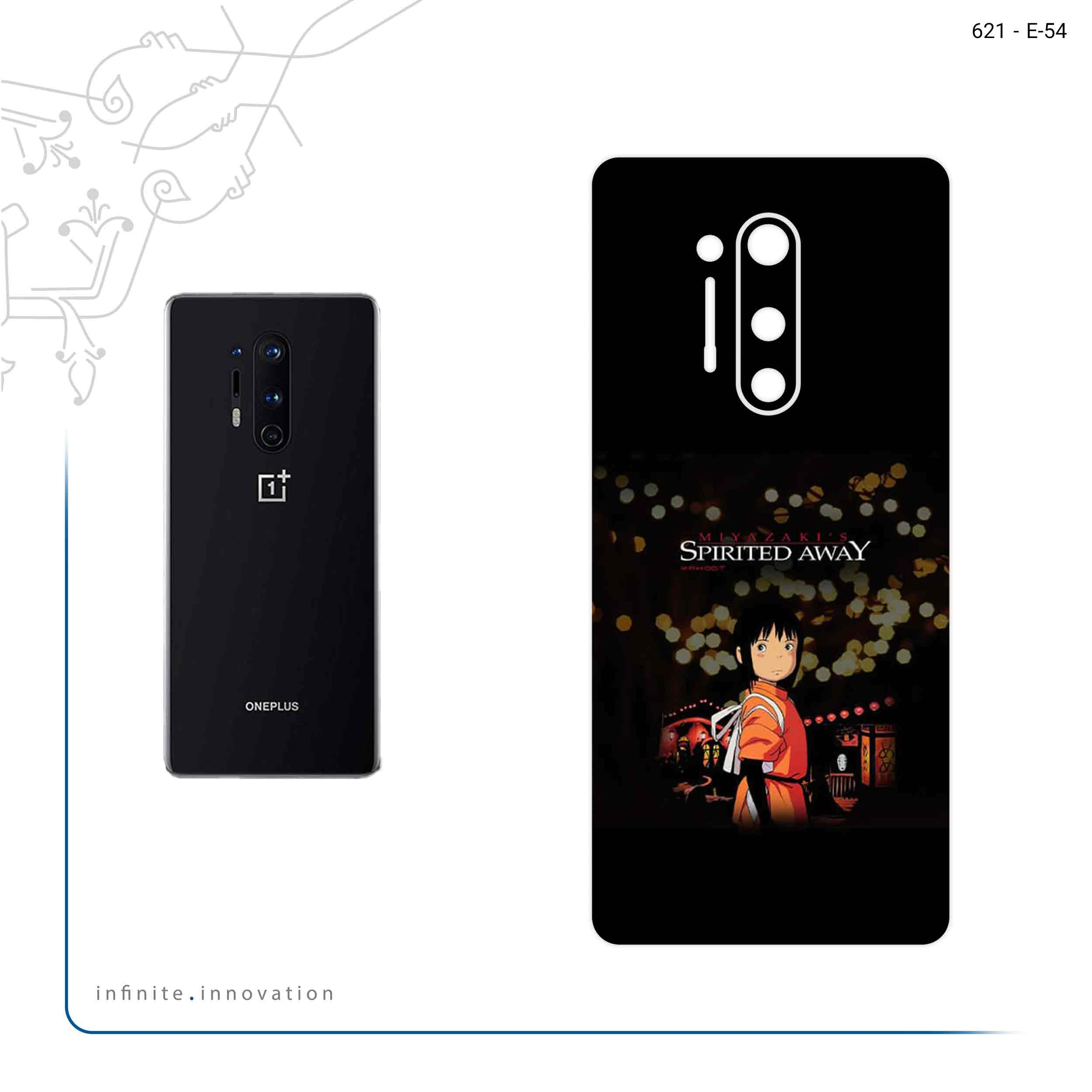 برچسب پوششی ماهوت مدل Spirited Away مناسب برای گوشی موبایل وان پلاس 8 Pro