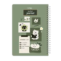 دفتر ژورنال نویسی 80 برگ آی چاپ مدل کیوت کد 647