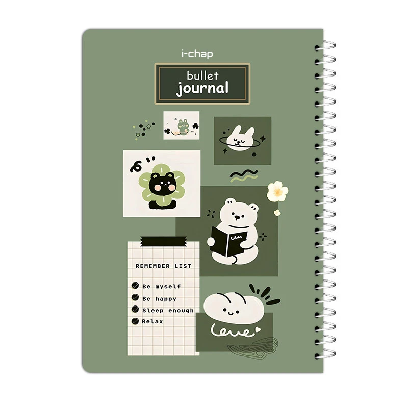 دفتر ژورنال نویسی 80 برگ آی چاپ مدل کیوت کد 647