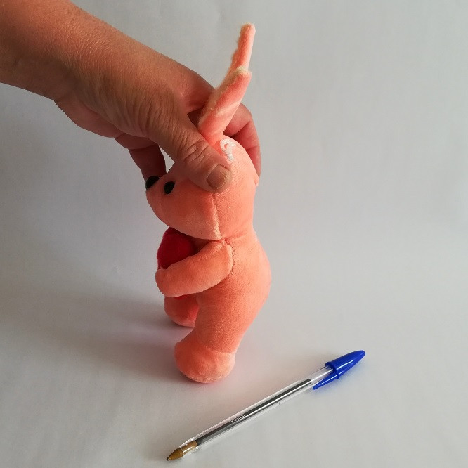 عروسک طرح خرگوش ارتفاع 23 سانتی‌متر