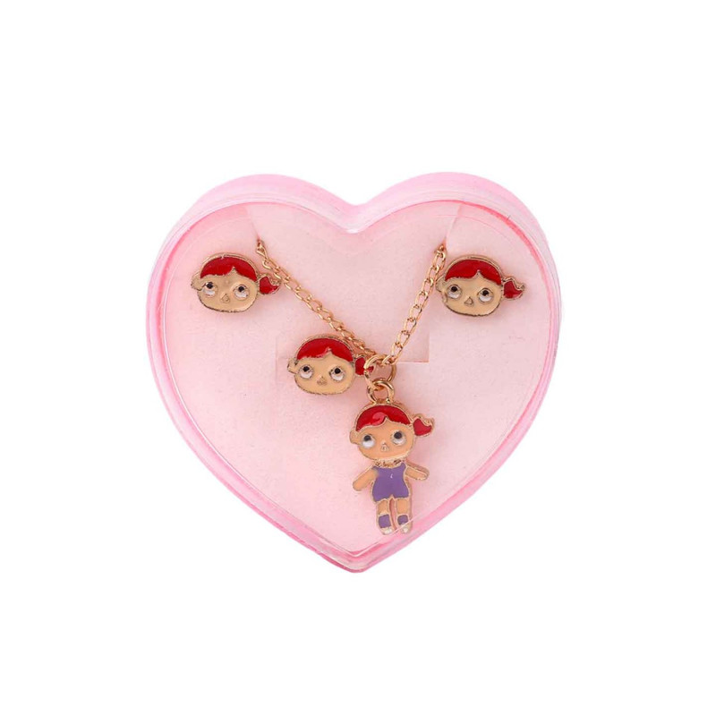 نیم ست دخترانه مدل مو دم اسبی