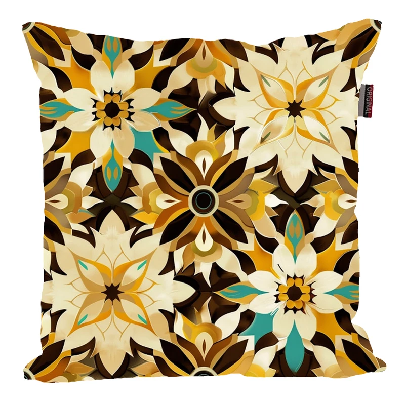 کوسن پاد آفرین مدل سنتی طرح کاشی کد PK40477