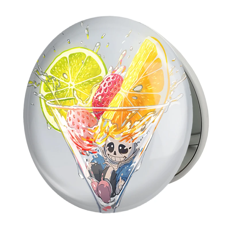 آینه جیبی خندالو طرح بازی آندرتیل (Undertale) مدل تاشو کد 31805