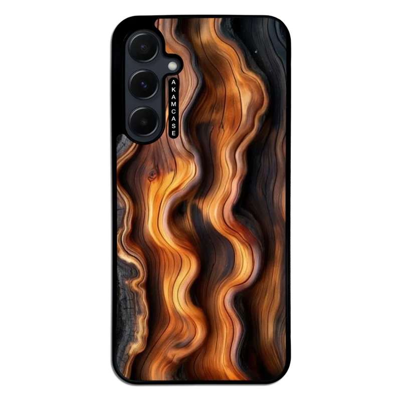 کاور آکام مدل AMC-WSGA55-WOOD-16 مناسب برای گوشی موبایل سامسونگ Galaxy A55