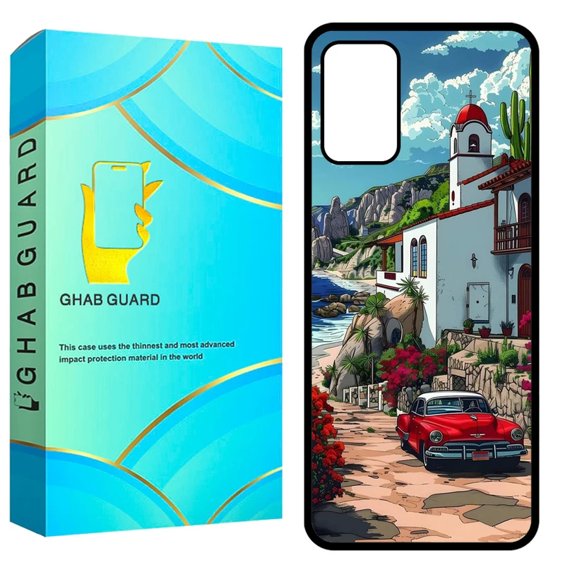 کاور قاب گارد طرح ماشین مدل CPA32G مناسب برای گوشی موبایل سامسونگ Galaxy A32 4G 