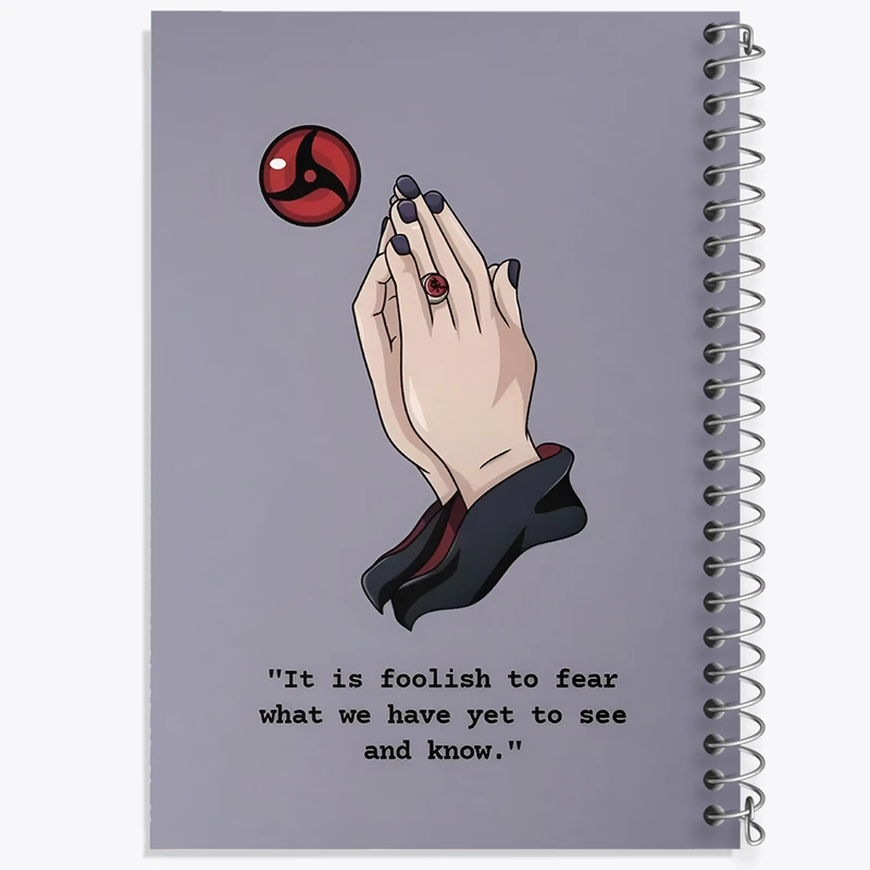 دفتر شطرنجی 50 برگ خندالو طرح انیمه ناروتو (Naruto) کد N3607