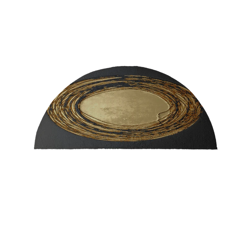 پادری مدل نیم دایره طرح کلاسیک کد 8785 سایز 90×45 سانتی متر