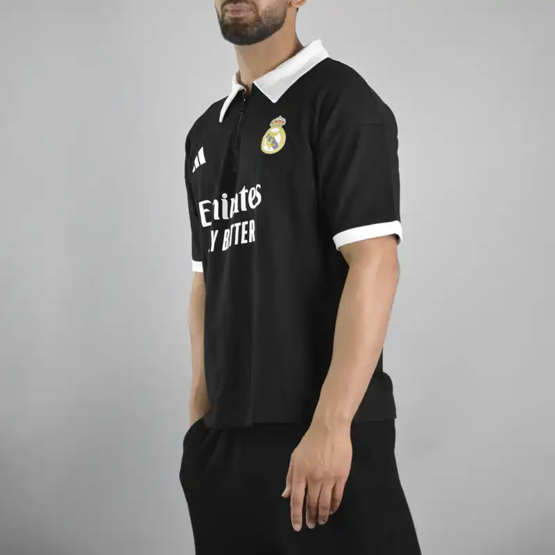 پولوشرت آستین کوتاه ورزشی مردانه مدل نیم زیپ کد 177978