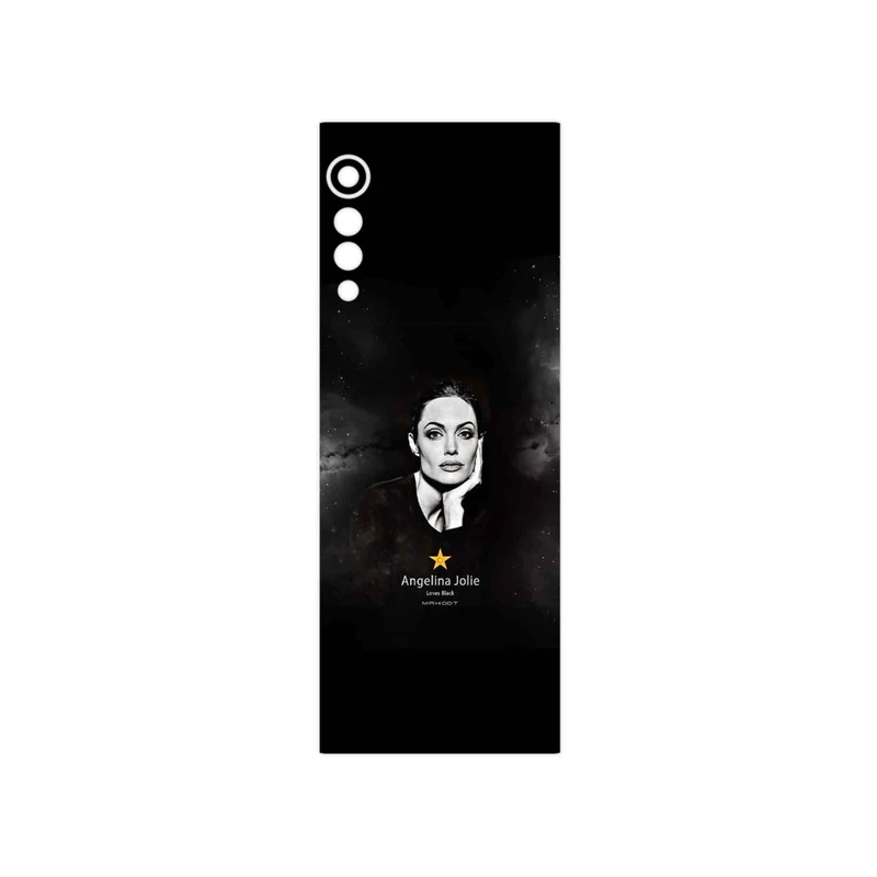 برچسب پوششی ماهوت مدل Angelina Jolie مناسب برای گوشی موبایل ال جی Velvet 5G