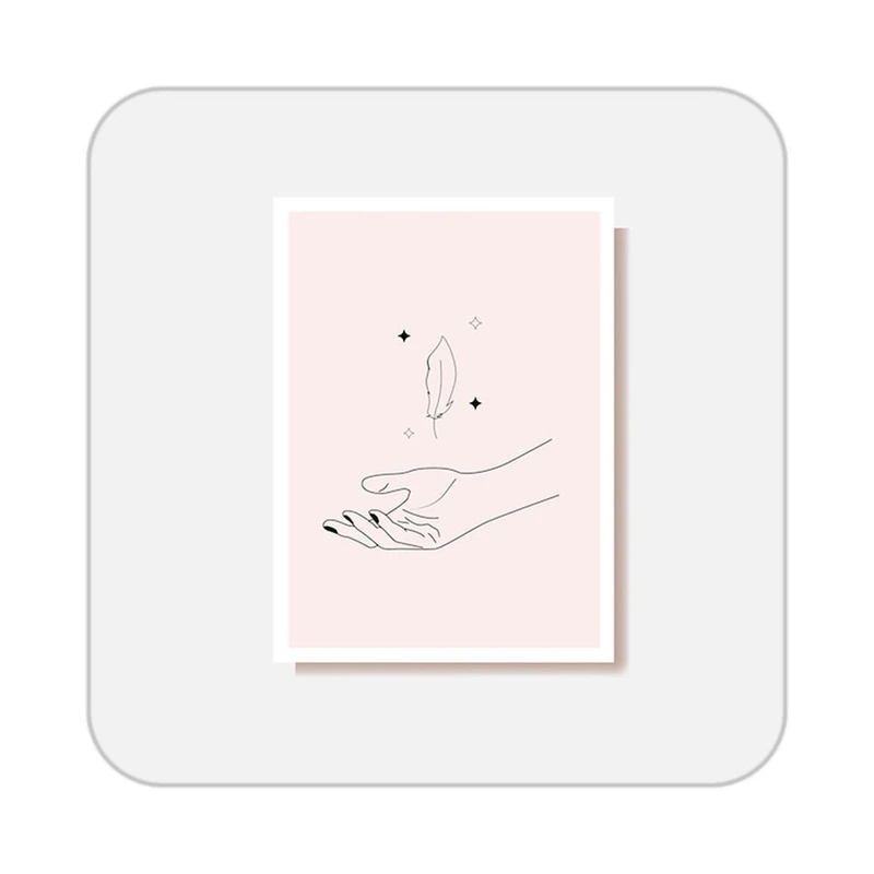 زیر لیوانی کاکتی طرح عاشقانه مدل mp36405