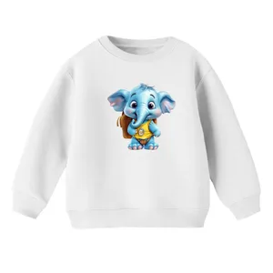 سویشرت بچگانه مدل فیل کد ۱۲ رنگ سفید