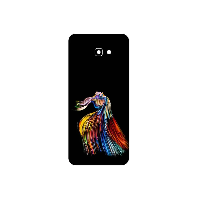 برچسب پوششی ماهوت مدل Rainbow Hair Digital Art مناسب برای گوشی موبایل سامسونگ Galaxy J4 Plus