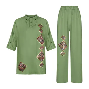 پیراهن و شلوار زنانه مدل تکه دوزی 2025