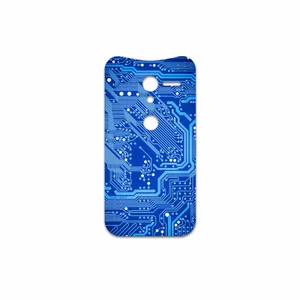 MAHOOT Blue Printed Circuit Board Cover Sticker for Motorola Moto X