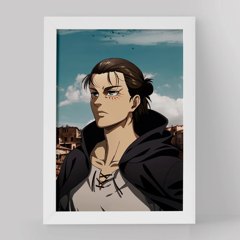 تابلو خندالو مدل ارن یگر انیمه اتک آن تایتان کد 13251