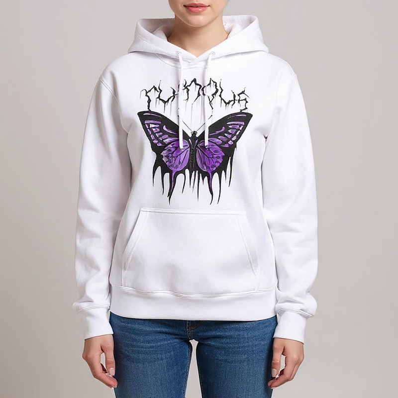 هودی زنانه مدل پروانه کد z081