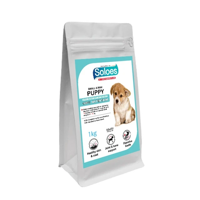 غذا خشک سگ نابالغ سولواس مدل نژاد کوچک با طعم مرغ وزن 1 کیلوگرم