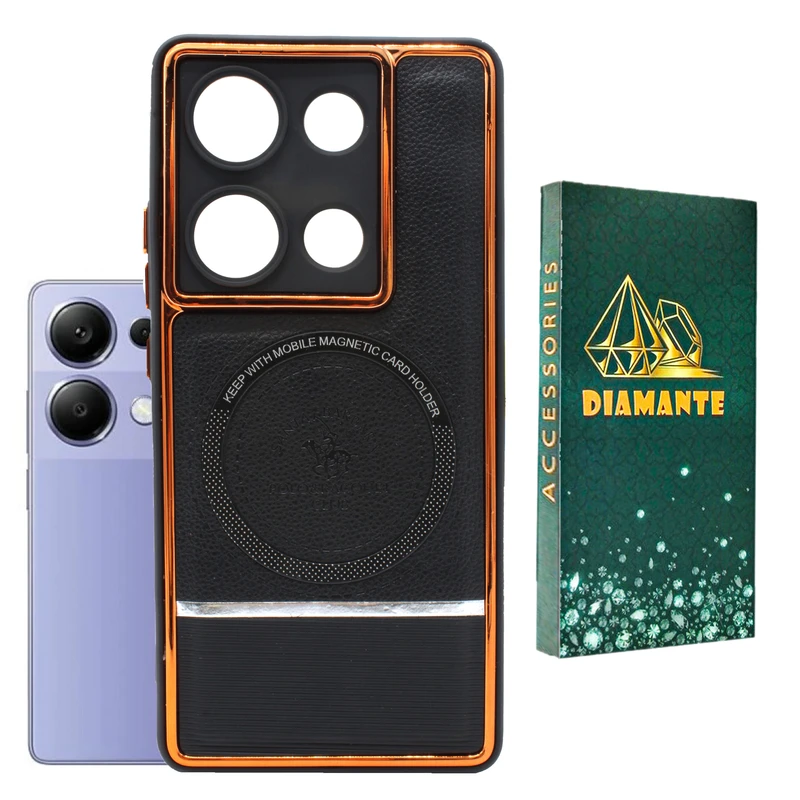 کاور دیامانته مدل Emily gn مناسب برای گوشی موبایل شیائومی Poco M6 Pro 4G