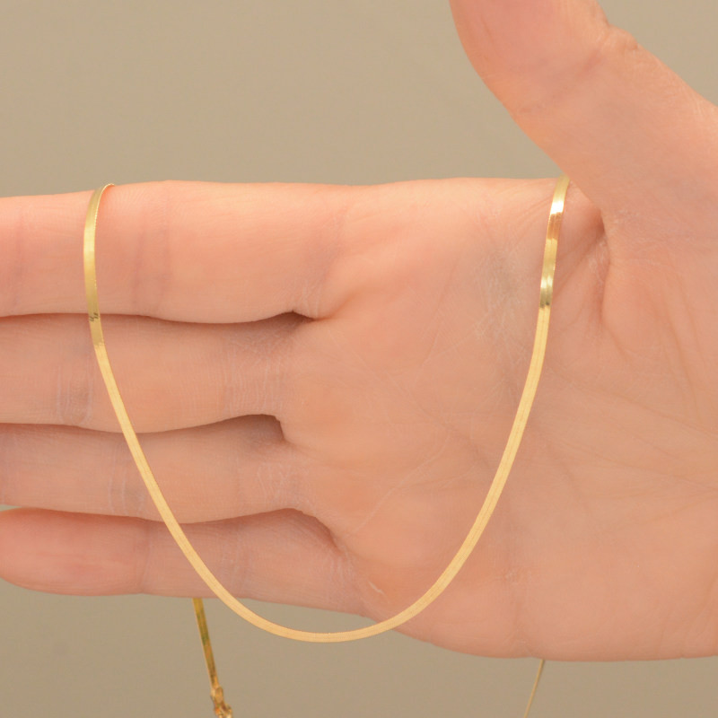 زنجیر طلا 18 عیار زنانه مدل نفرتیتی