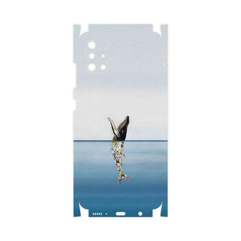 برچسب پوششی ماهوت مدل Collage of Sea Trash-FullSkin مناسب برای گوشی موبایل سامسونگ Galaxy A51