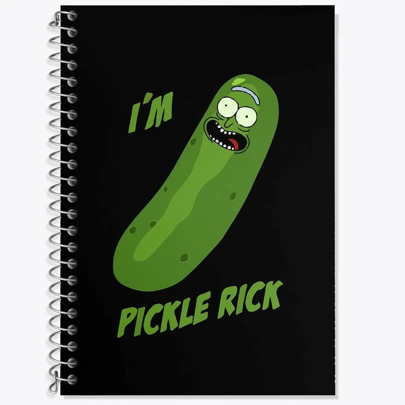 دفتر لغت 50 برگ خندالو مدل انیمیشن ریک و مورتی Rick and Mort کد 26594