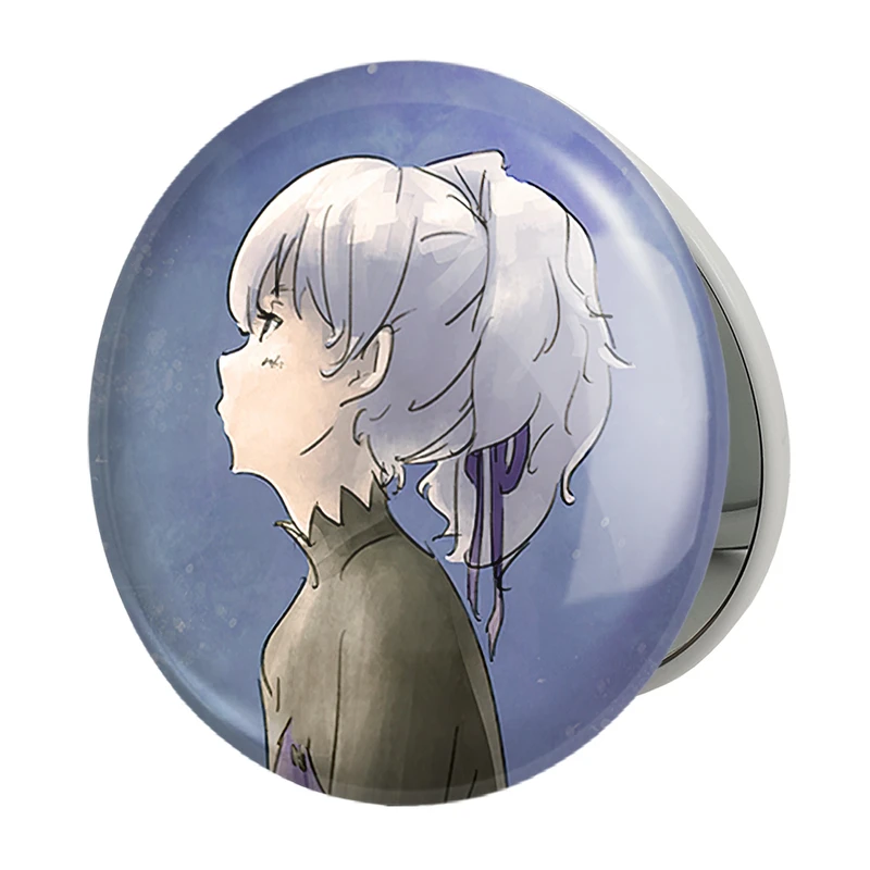 آینه جیبی خندالو طرح یین انیمه تاریک تر از سیاهی Darker Than Black مدل تاشو کد 22559 