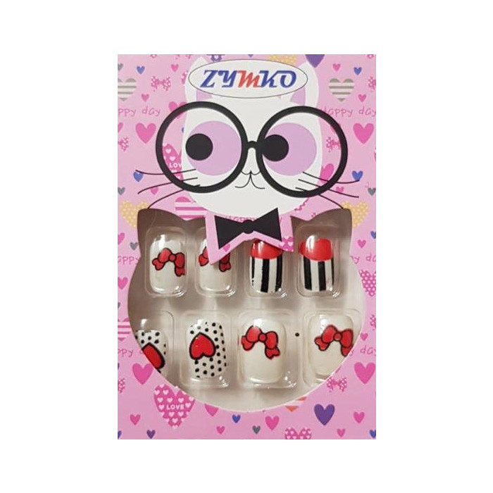  ناخن مصنوعی بچه گانه زيمکو کد 1759 بسته 12 عددی