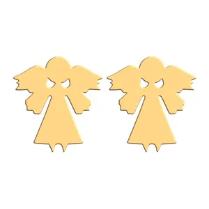 گوشواره طلا 18 عیار زنانه فرشته مدل فرشته WEL-000123