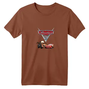 تی شرت آستین کوتاه بچگانه مدل ماشین ها کد 01