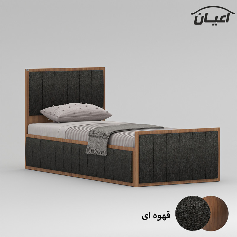 تخت خواب یک نفره اعیان مدل FH852 سایز 90x200 سانتی متر
