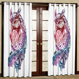 پرده مدل مخمل پانچی کد 2030T2 سایز 200x140 سانتی متر
