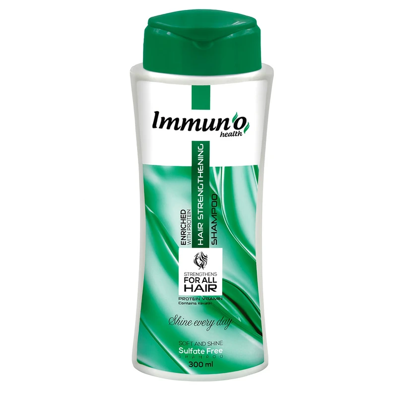 شامپو مو ایمونو هلث مدل کراتینه مناسب برای موهای ضعیف حجم 300 میلی لیتر
