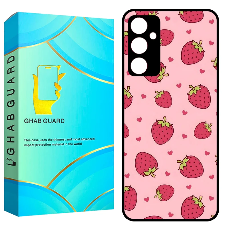 کاور قاب گارد طرح توت فرنگی مدل GA05S20 مناسب برای گوشی موبایل سامسونگ Galaxy A05s