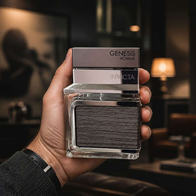 ادو پرفیوم مردانه عمادآرا مدل Genesis Invicta با رایحه خنک و معطر حجم 100 میلی لیتر