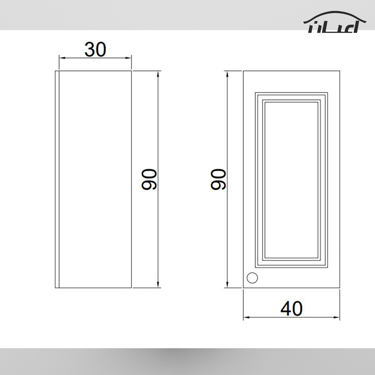 کابینت آشپزخانه اعیان مدل FH CG26