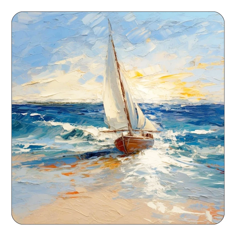 مگنت کاکتی طرح نقاشی رنگ روغن مدل mp72253